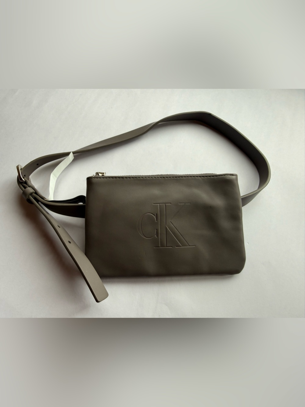 Calvin Klein Belt Bag | Gray Waist Bag | CK Logo | Adjustable Strap